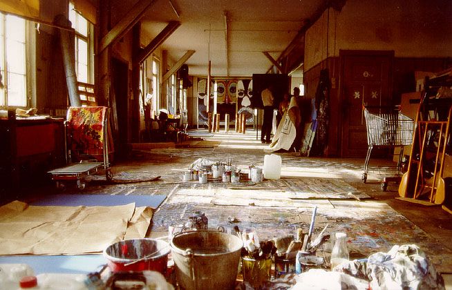 Im ehemaligen Atelier der Künstlerin