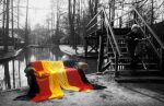 Lehde im Spreewald, Brandenburg, 26. Februar 1992
