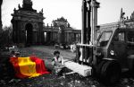 Die Kolonnaden im Park Sanssouci, Potsdam, 27. Februar 1992