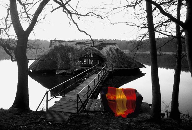 Prebelower See, Brandenburg, 27. Februar 1992