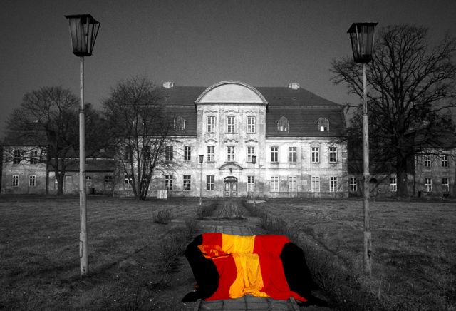 Schloss Kummerow, Mecklenburg, 28. Februar 1992