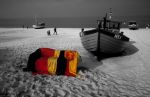 Strand von Heringsdorf, Insel Usedom, 26. März 1999
