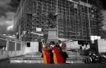 Martin Luther Denkmal in Dresden, Sachsen, 13. Oktober 1999