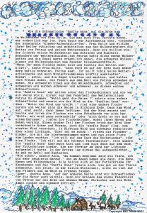 Schneeflockengeschichte - Wie die Schneeflocke Sanfte Anna auf die Erde kam