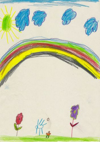 Regenbogengeschichte - Illustration von Saskia Hanne