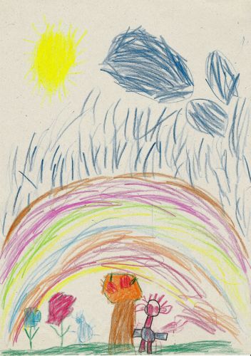Regenbogengeschichte - Illustration von Dave Gro&szlig;