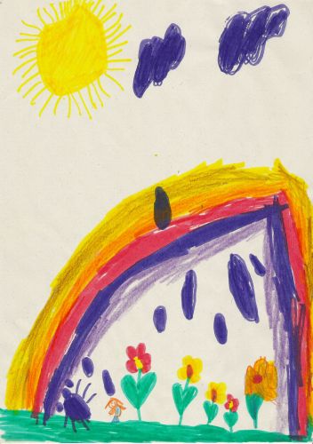Regenbogengeschichte - Illustration von Natascha Hildebrand