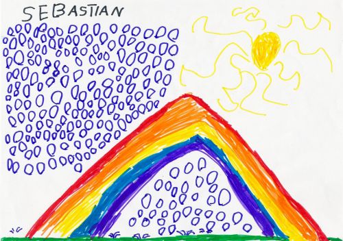 Regenbogengeschichte - Illustration von Sebastian