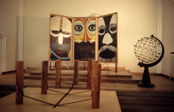 Installation Gestrandet, Evangelische Friedenskirche, Hansestadt Bremen, Dezember 2004
