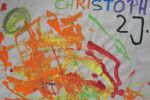 Kinderbild „Jüngste Knstlerinnen und Künstler”, gemalt von: Christoph (2 Jahre)