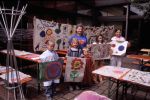 Kindermalen im Rahmen des Sommer-Kultur-Wochenendes in der Matthäuskirche in Backnang, Juli 2005