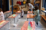 Kindermalen in den Kindertagesstätten der katholischen Pfarrgemeinde Köln MauNieWei, Oktober 2011