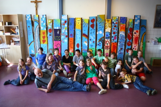"Kinder malen für Sternenkinder", Grundschule Berkheim, April 2013