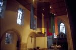 Farbfahnen in der St. Nicomedes-Kirche Hildrizhausen, November 2003