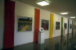 Farbfahnen in der Rathausgalerie Stuttgart, Mai 2001