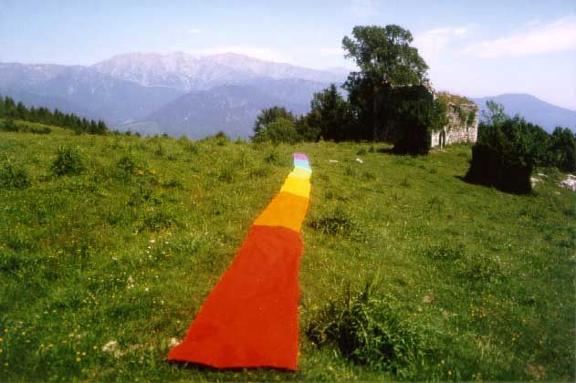 Blick auf den Pic du Canigou, Pyren&auml;en, 4. Juli 1999