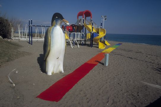G&ouml;gnuk Strand bei Antalya, T&uuml;rkei, 16. Februar 2004