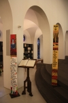 Seelenbretter® von Bali Tollak in der Grabeskirche St. Elisabeth in Mönchengladbach (Juni bis Oktober 2014)