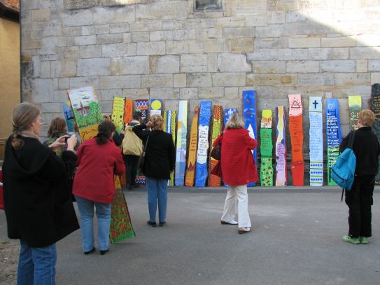 Workshop „Seelenbretter®-Malen” mit Konfirmanden und Erwachsenen im Gemeindehaus St. Stephani, Diakonisches Werk Helmstedt, 10. März und 21. April 2007