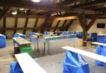 Workshop „Seelenbretter®-Malen” im Fränkischen Freilandmuseum des Bezirks Mittelfranken, Bad Windsheim, im November 2013